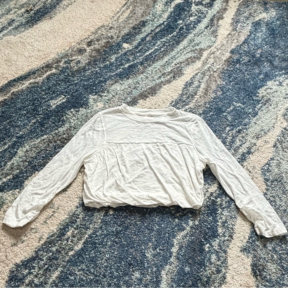 Free Movement Cropped Long Sleeve Top